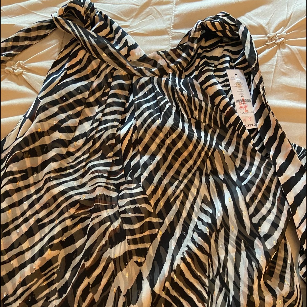 White House Black Market silk top